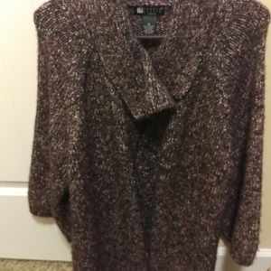 *closet cleanout* Carole Little 1X purple poncho